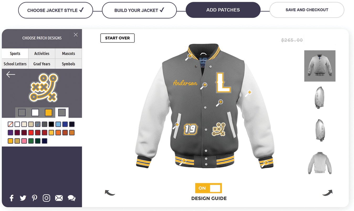 Letter Jacket Builder - LetterCustom® Custom Varsity Apparel